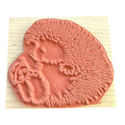 Penny Black 2001 Garden Gossip Hedgehog Ladybug EUC 1448E Rubber Stamp