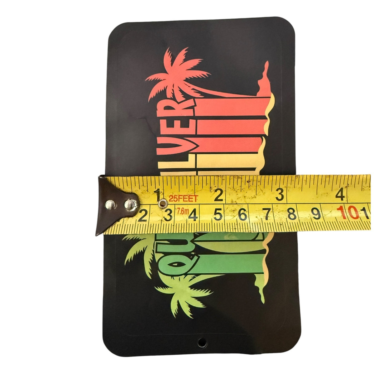 Quiksilver Green Yellow Red Reggae Palm Tree Surfboard Surfing Sticker