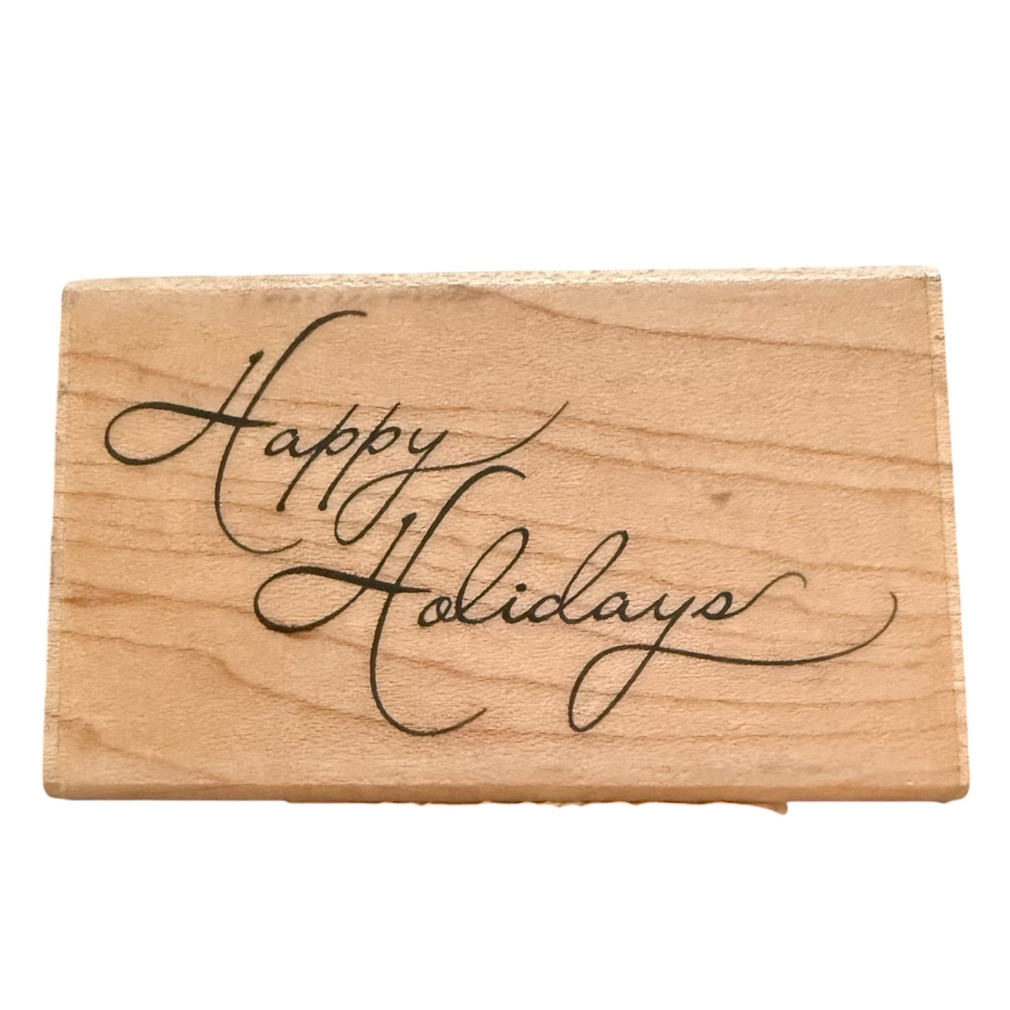Inkadinkado Happy Holidays 97345 Rubber Stamp