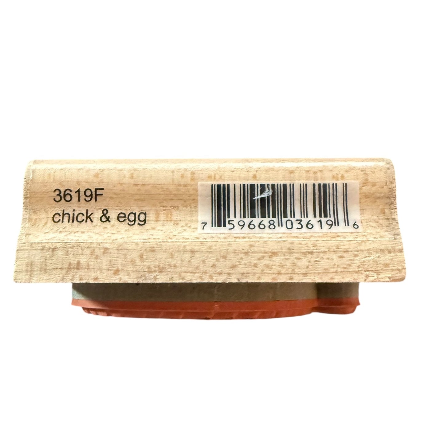 Penny Black Chick & Egg Easter Egg Chicken 3619F RARE Rubber Stamp