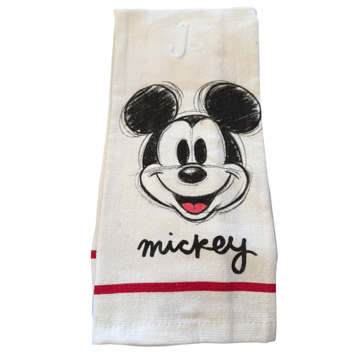 Disney Mickey Mouse Sketch Smiling Cotton Kitchen Hand Towel
