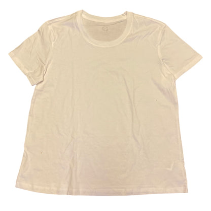 Front of white t-shirt on a white background