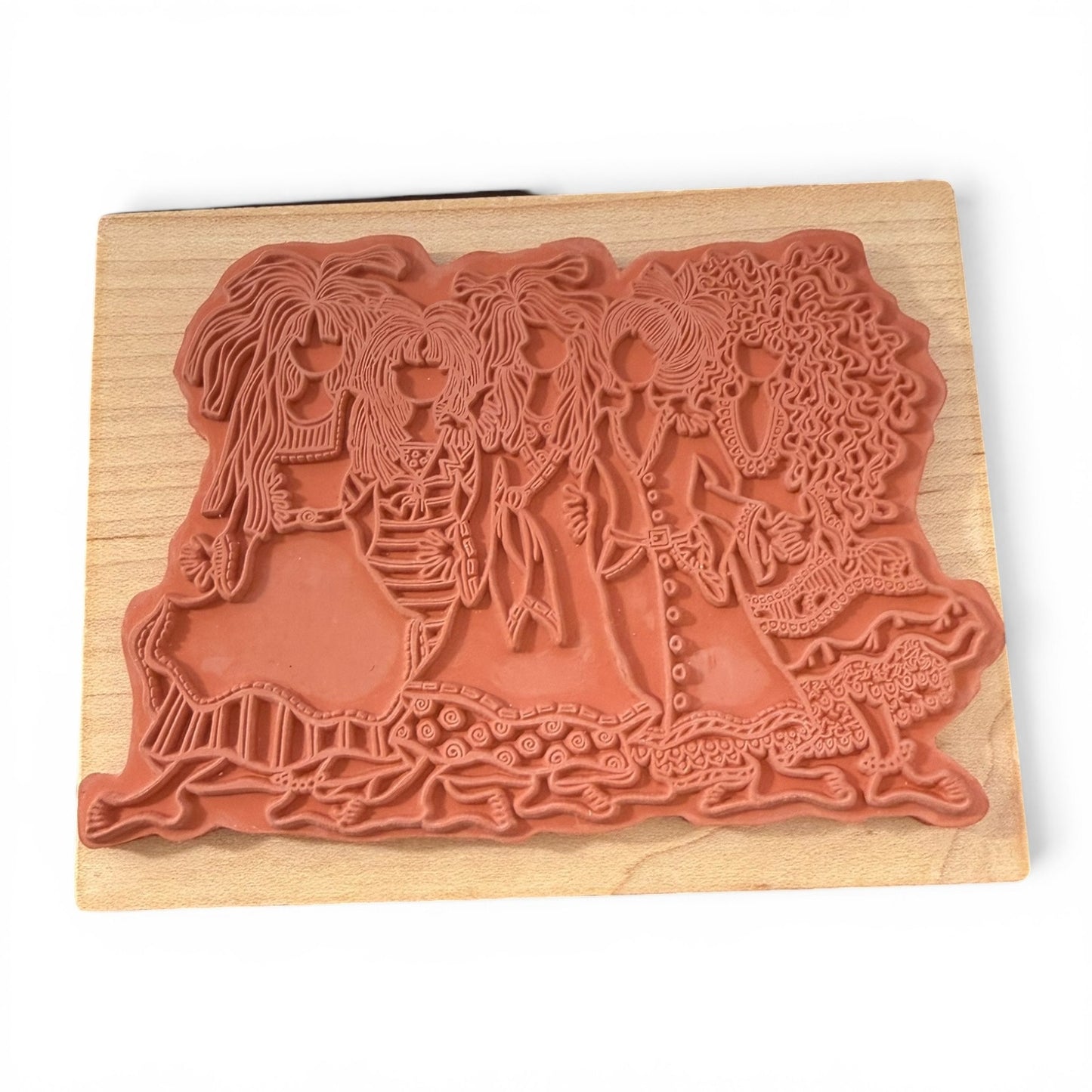 Suzy Toronto PSX Sacred Sisterhood K-3579 Rubber Stamp RARE