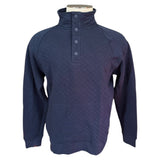 Front of blue Eddie Bauer sweater