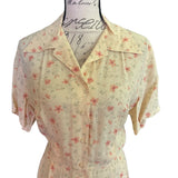 Top of yellow Eddie Bauer dress