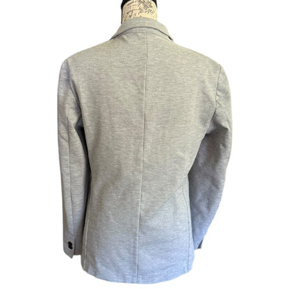Zara Gray Comfort Jacket Single Button Blazer Size Medium