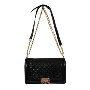 Front of black purse