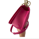 emperia pink side of of quilted purse
