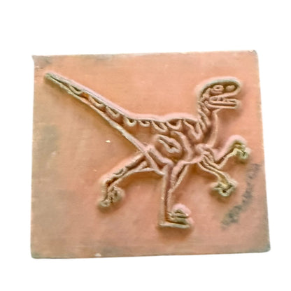 Melissa & Doug Velociraptor Dinosaur Rubber Stamp