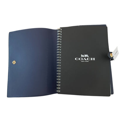 Coach Navy Blue Signature CC Notebook CZ198