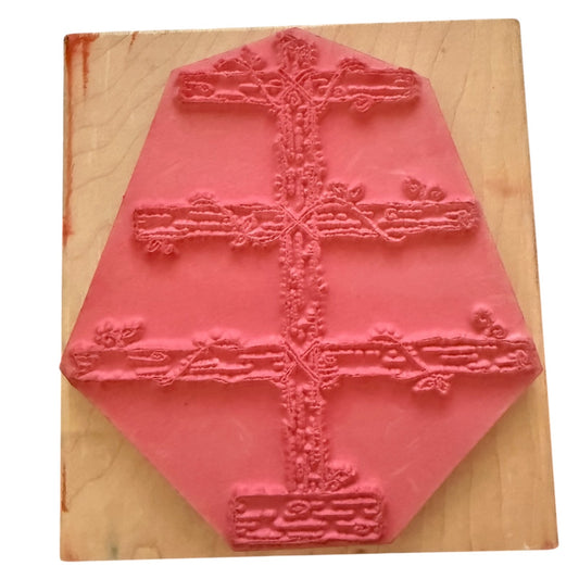 JRL Designs Special Occasion Tree R182 Large Rubber Stamp