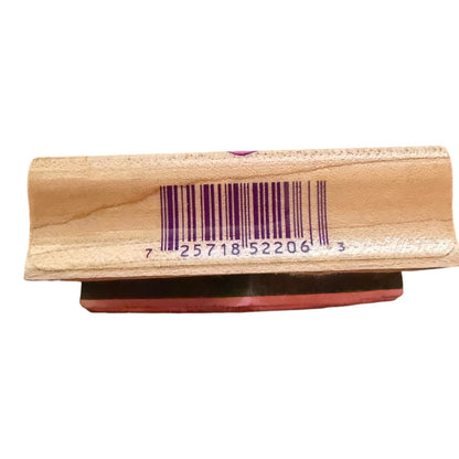 Inkadinkado I Love You Heart With Flowers 2206 Rubber Stamp