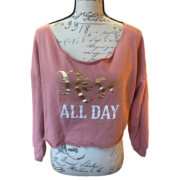 Front of pink shirt