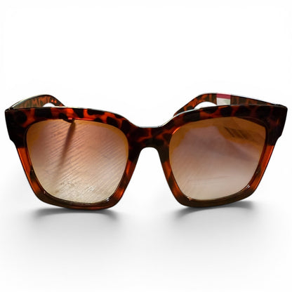 Wide Frame Women's Tortoise Shell Sunglasses Ultraviolet Protection
