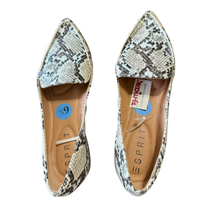 Esprit Faux Snake Blaire Slip On Loafer Size 6.5 NEW