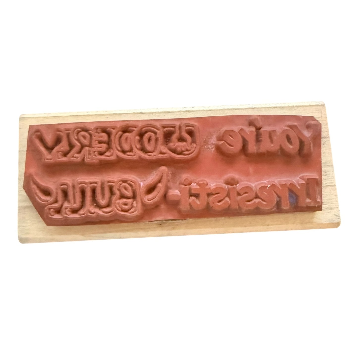 Darcie's Country Folk You're Udderly Irresisti-BULL H0612 Rubber Stamp