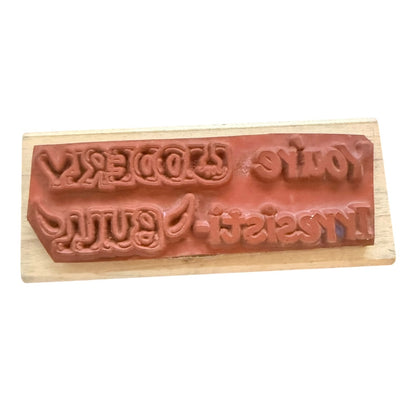 Darcie's Country Folk You're Udderly Irresisti-BULL H0612 Rubber Stamp