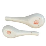 Vintage Chinese Longevity Soup Spoons Set Of 2