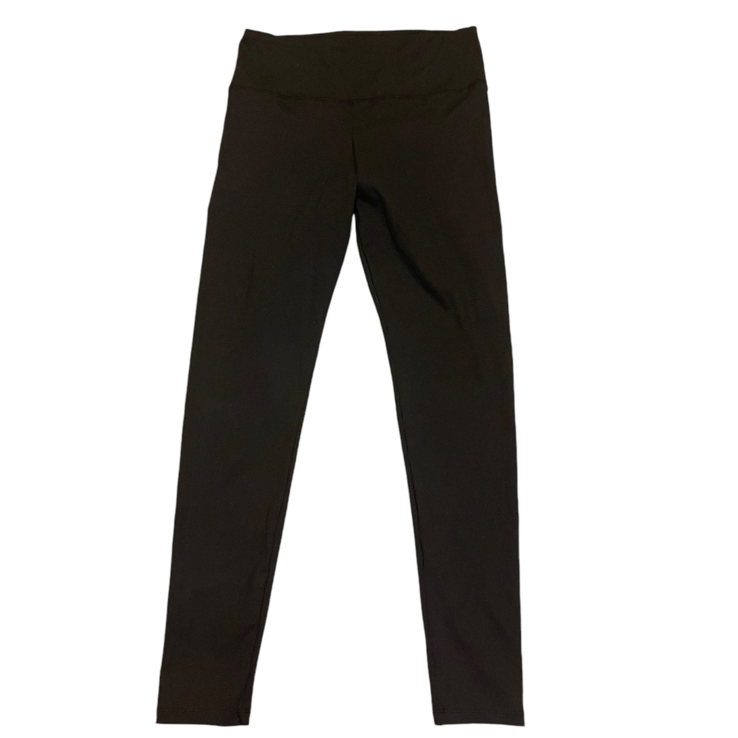 Black leggings on a white background