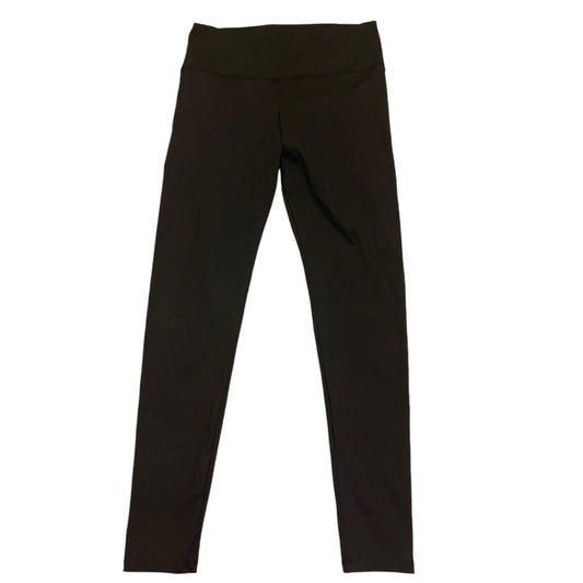 Black leggings on a white background