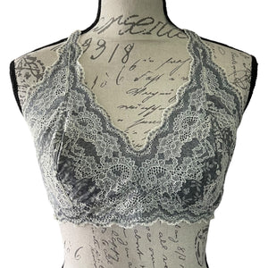 Front of gray bra