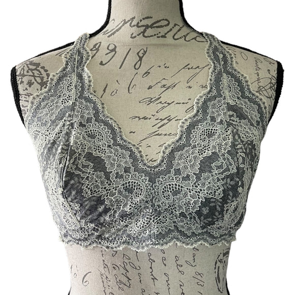 Front of gray bra