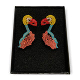 Earrings in box