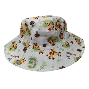 Front of animal print hat