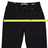 Hip measurements of black jeans