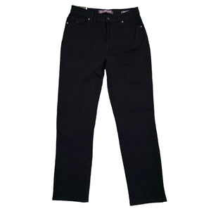 Front of black pants