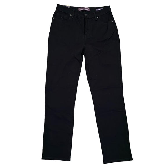 Front of black pants