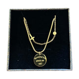 Gold in necklace in box 2