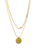 Close up on necklace