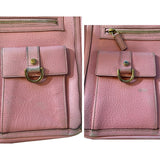 Pockets on pink purse