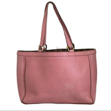 Back of pink purse