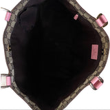 Interior of pink purse