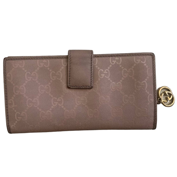 Front of pink wallet