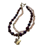 Front of butterfly beaded bracelet 2