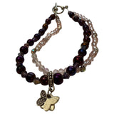 Front of butterfly beaded bracelet 1