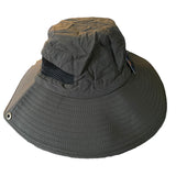 Side of green hat