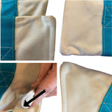 Hermes Bora Bora purse corners