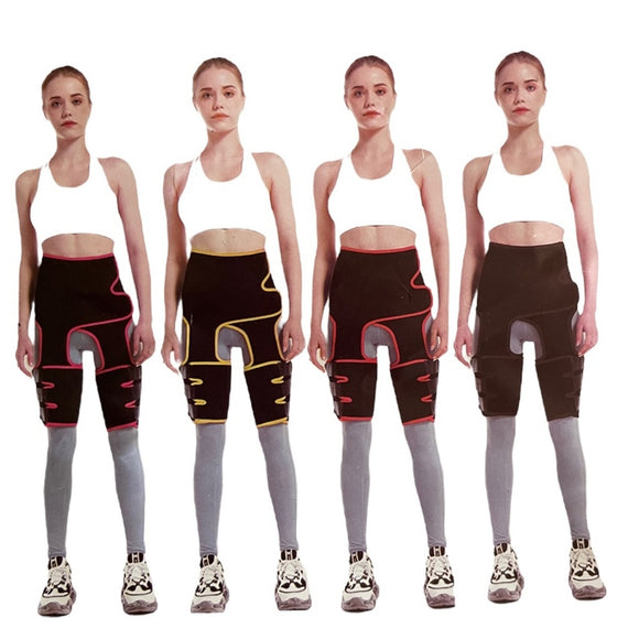 Leg trainer on model