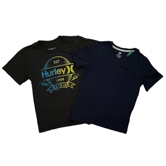 Front of 2 boys shirts