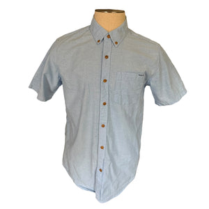 Front of blue shirt