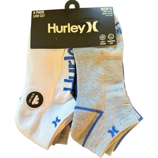 Pack of Hurley socks with a visible brand label on a white background