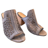 Front side of blue Hush Puppies 2