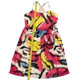 Length of colorful dress