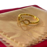 Ring with bag and polishing clothe