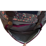 Small front pocket on backpack
