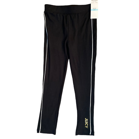 Front of black leggings